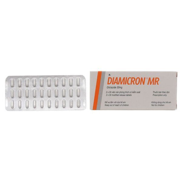 Diamicron MR 30mg Hộp 30 Viên - Điều Trị Đái Tháo Đường