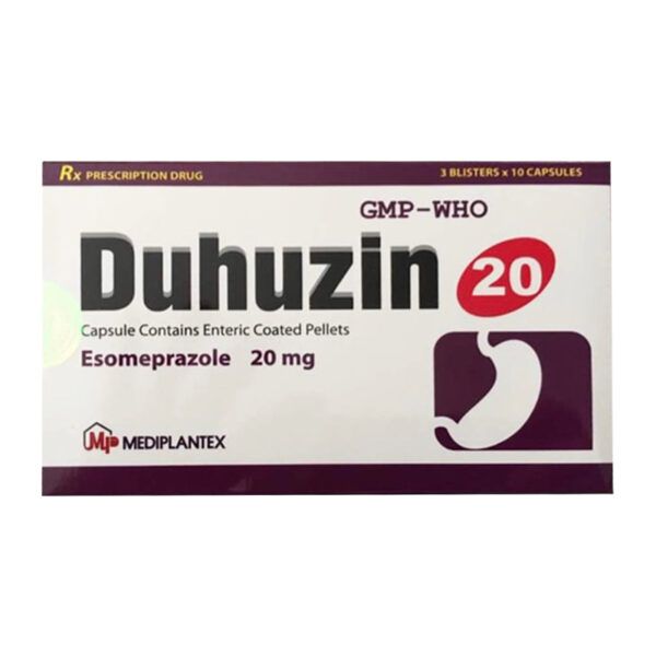 Thuốc Duhuzin 20 - Hộp 30 Viên