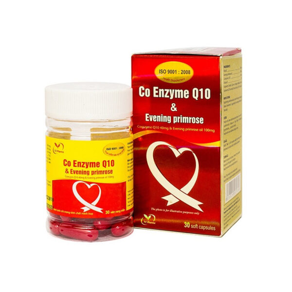 Co Enzyme Q10 & Evening Primrose Lọ 30 Viên