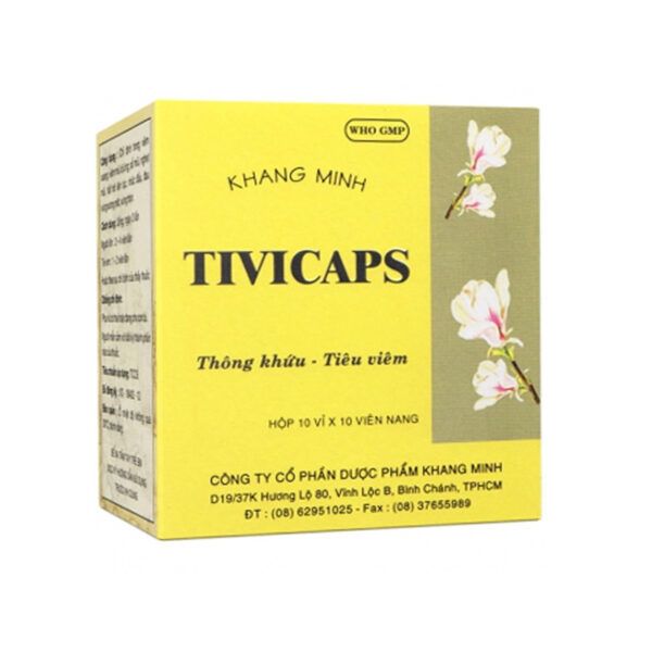 Tivicaps Hộp 100 Viên