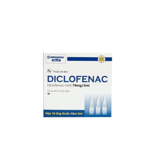 Thuốc Diclofenac 75mg/3ml