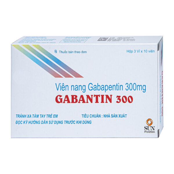 Gabantin 300 Hộp 30 Viên - Trị Đau Thần Kinh Khi Nhiễm Herpes