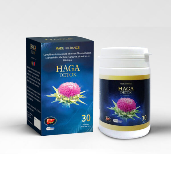 Haga Detox Hộp 30 Viên - Hỗ Trợ Giải Độc Gan, Bảo Vệ Gan